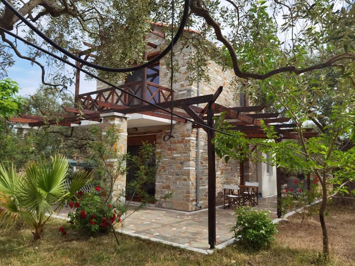 Elea Stone Houses In Organic Quiet Olive Grove, Prinos, Thassos Exterior photo