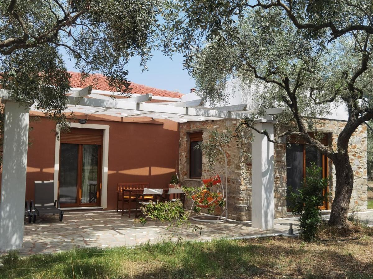 Elea Stone Houses In Organic Quiet Olive Grove, Prinos, Thassos Exterior photo