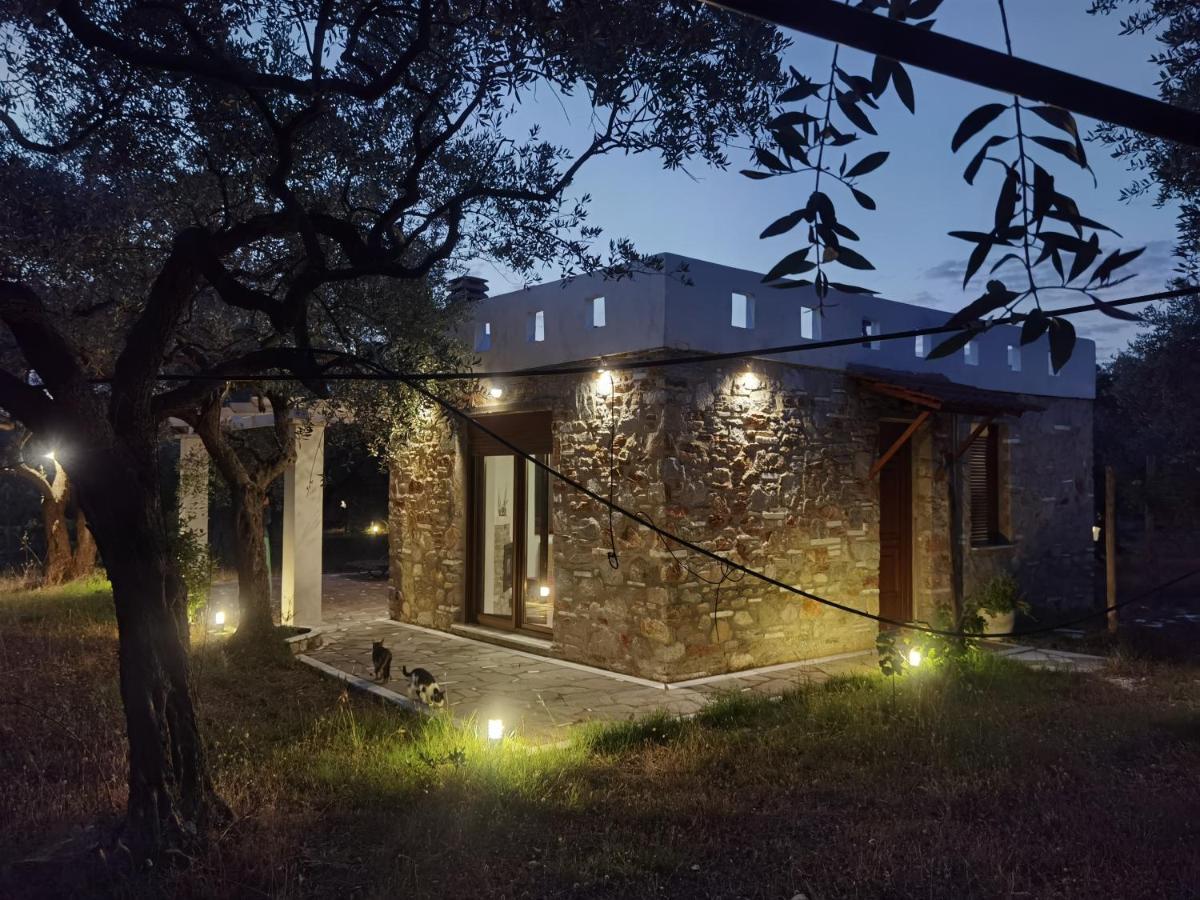 Elea Stone Houses In Organic Quiet Olive Grove, Prinos, Thassos Exterior photo