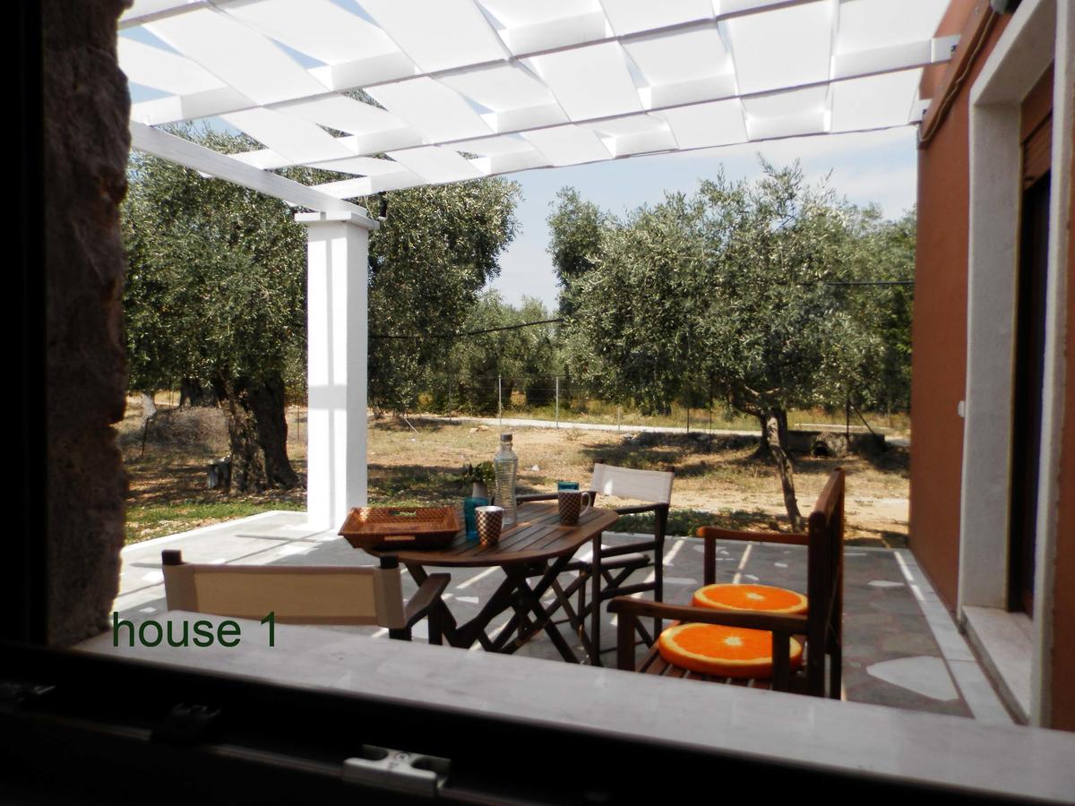 Elea Stone Houses In Organic Quiet Olive Grove, Prinos, Thassos Exterior photo